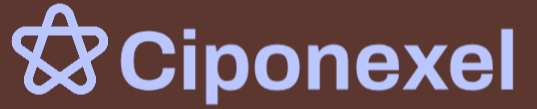 Ciponexel logo on a brown background